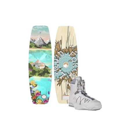 Hyperlite LIQUID FORCE Women Wakeboard Holiday 138 + LIQUID FORCE Women Wakeboard