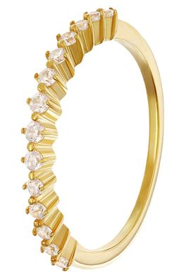 trendor Schmuck Damenring 333/8K mit Zirkonias 28855