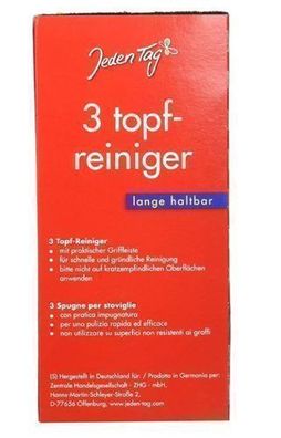 Premium Reinigungsschwaemme Set - 10 Stueck fuer die taegliche Pflege