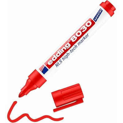 edding 8030 Permanentmarker rot 1,5 - 3,0 mm