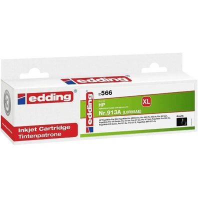 edding EDD-566 schwarz Tintenpatrone ersetzt HP 913A (L0R95AE)