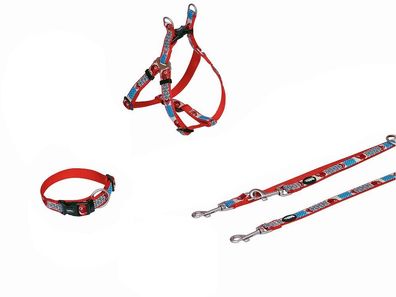 Nobby Führleine Mini Ribbon rot 200 cm x 10 mm