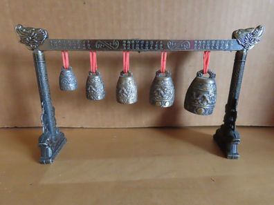 Glockenspiel Chinesisches Musikinstrument mit 5 Glocken Meditation