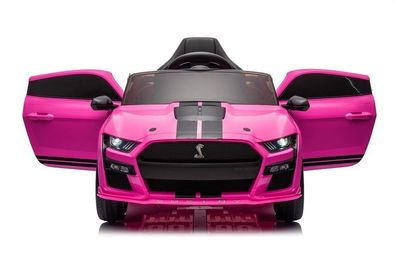 Elektro Kinderauto Lizenziert - Mustang GT500 Shelby Cobra mit Ledersitz und EVA Reif