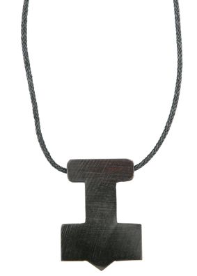 Wikinger Thorshammer Anhänger aus Horn