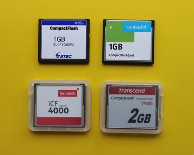NEU: CF Swissbit Innodisk Stec Industrial 1GB 2GB CompactFlash 1 2 GB Compact Flash