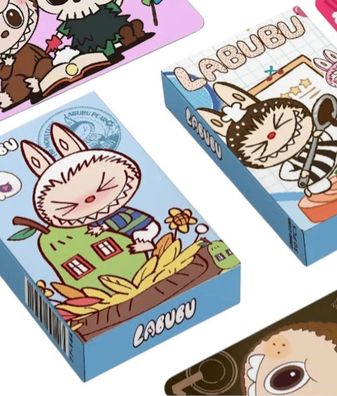 Labubu LOMO-Karten - 30 beidseitige Fotokarten in Box