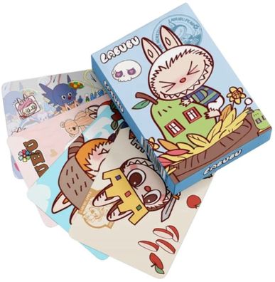 Labubu Sammelkarten - 30 LOMO-Karten in Box