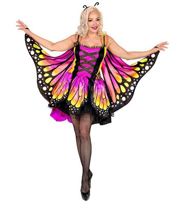 Kostüm Schmetterling pink Widmann