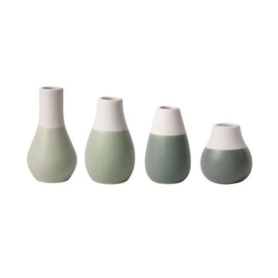 Räder LIVING Mini Pastellvasen 4er Set grün, 15354 1 Set