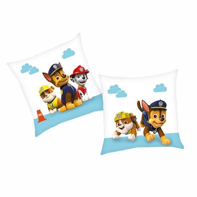 Helden | Kinder Deko-Kissen 40 x 40 cm | Paw Patrol | Wende-Motiv