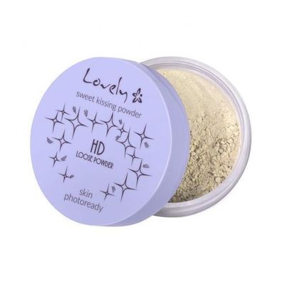 Lovely HD Mineralisches Transparenz-Puder, 5.5g - Perfektes Finish fuer einen mak