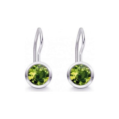 Quinn - Silberohrhänger mit Peridot - 035809947