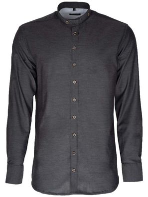 OS Trachten Trachtenhemd Samuel anthrazit