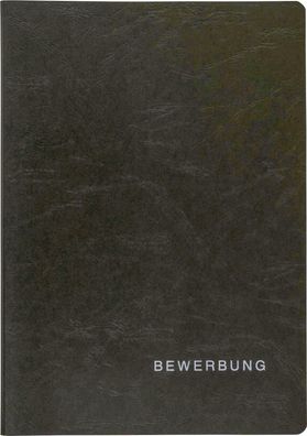 Brunnen Bewerbungsmappe schwarz 2-teilig Karton 102012690