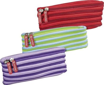 Brunnen Schlamper-Etui Zipperbag 3 Farben 1049017