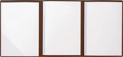 Brunnen Präsentationsmappe 3-teilig schwarz LINES 102013090