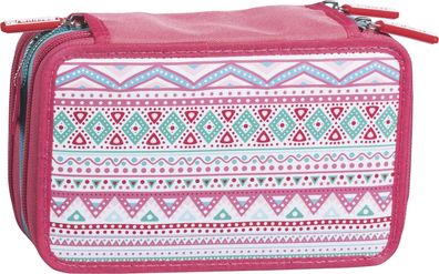 Brunnen Schüler-Etui 3 Reißver. Pattern 104912105