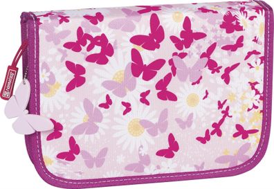 Brunnen Schüler-Etui Schmetterlinge 2 Klapp