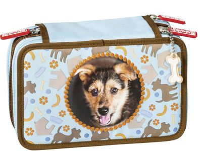 Brunnen Schüler-Etui 3 Reißverschlüsse FoE 1049121541
