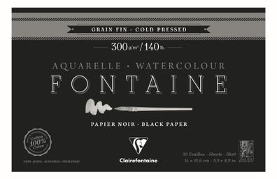 Clairefontaine Aquabl Fk FONsw 300g 14x21,6 20Bl