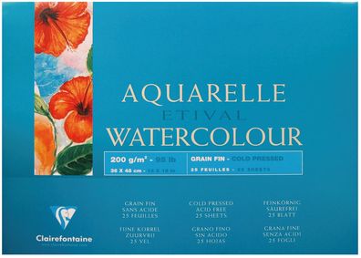 Clairefontaine Aquablo. FKorn ETI 200g 36x48 25Bl