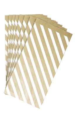 Clairefontaine 50 Tüten kraft 11x21 + 5cm Streifen w