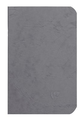 Clairefontaine Heft AgeBag 9x14 48Bl uni grau
