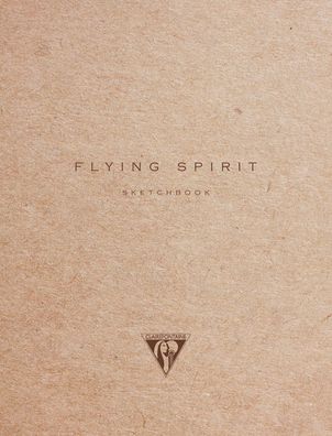 Clairefontaine Flying S. Skizzenheft braun A5 60Bl