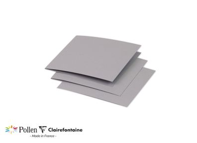 Clairefontaine Doppelk Pollen 116x116 koalagrau