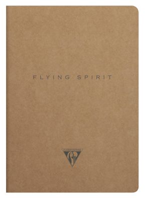 Clairefontaine Flying S. Nbuch braun lin A5 48Bl