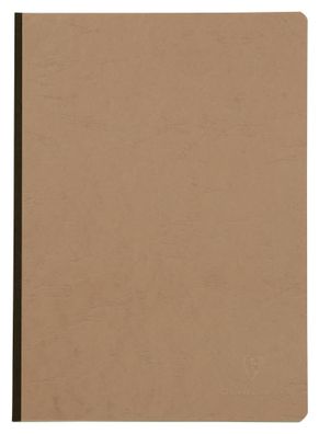 Clairefontaine Heft AgeBag A4 Leinen lin Rd 96Bl br