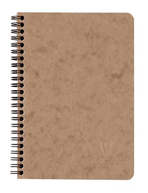 Clairefontaine Spiralbuch AgeBag A5 3T lin 60B br
