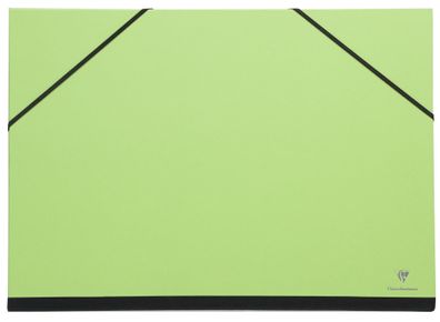 Clairefontaine Zeichenmappe 28x38cm grün