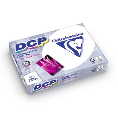 DCP Papier für Farblaserdrucker, Kopierer weiß A3 200g, 250Bl