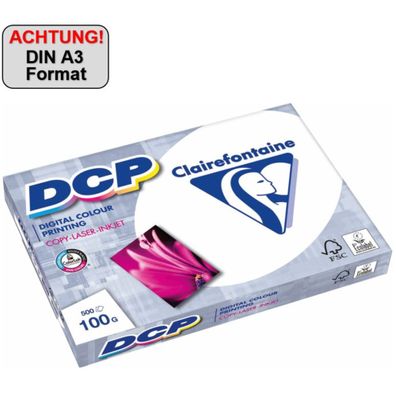 DCP Papier für Farblaserdrucker, Kopierer ws A3 100g, 500Bl