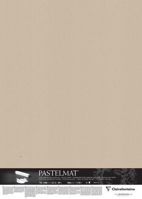 Clairefontaine Pastelmat 70x100cm 5Bl Sand