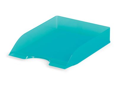 Durable Briefablageschale A4 bis C4 tr.h. bl BASIC stapelbar