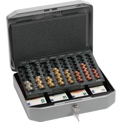 Durable Geldkassette 120x352x276mm dgr Euroboxx inkl Zählbrett
