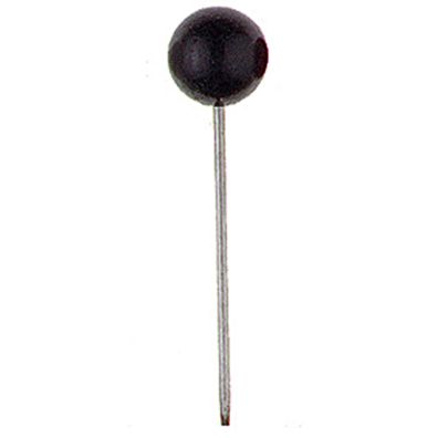 Alco Landkartennadel 16mm Ø5mm schwarz 100 Stück