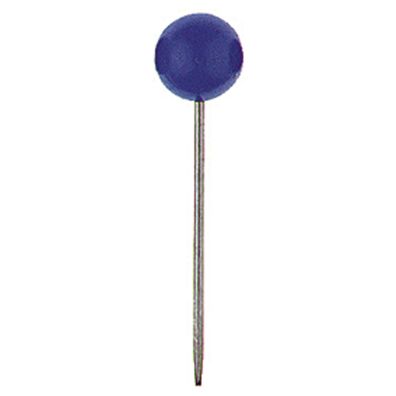 Alco Landkartennadel 16mm Ø5mm blau 100 Stück