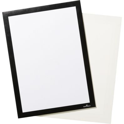 Durable Info-Rahmen A4 sw Klett Duraframe grip®