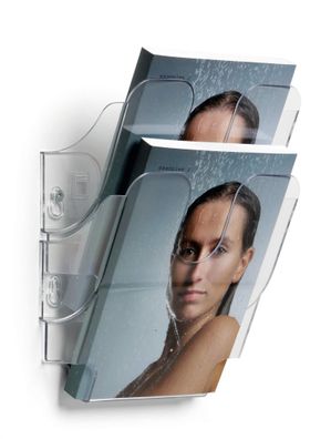 Durable Prospektspenderset A5 2tlg tr Flexiplus Wandmontage