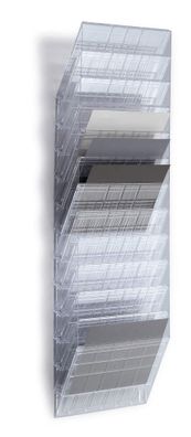 Durable Prospektspenderset A4 quer tr Flexiboxx 12 Fächer