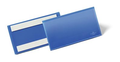 Durable Etikettentasche 150x67mm d. bl 50St selbstklebend