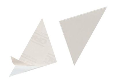 Durable Dreiecktasche tr 100St Cornerfix 75x75mm adhesiv