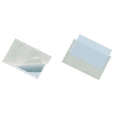 Durable Selbstklebetasche Pocketfix tr 62x93mm Einschub oben