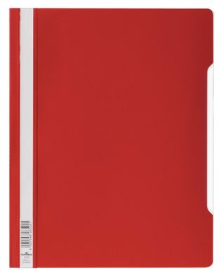 Durable Schnellhefter A4 rt transparentes Deckblatt