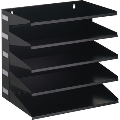 Durable Sortierreck 5tlg A4/ Folio sw aus Metall