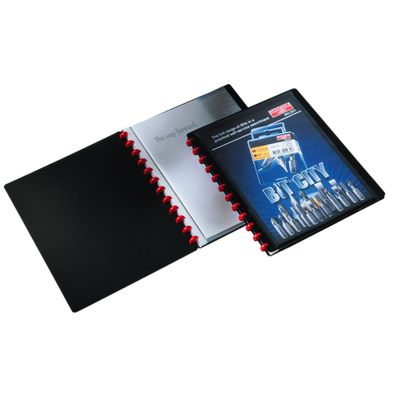 Durable Sichtbuch Duralook Easy plus sw 20 Hüllen tr Vordertasche